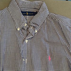 Ralph Lauren Men Button Down shirt SZE L